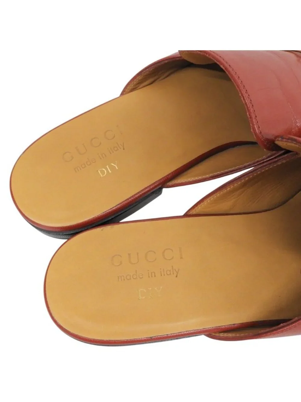 Gucci DIY Horsebit Prince Town Leather Slippers 11